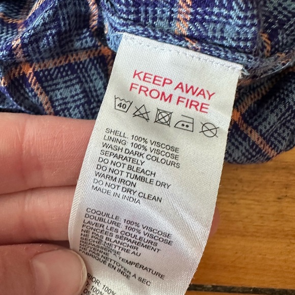 UO Kamaryn Tie Front Plaid Mini Dress - Picture 7 of 9